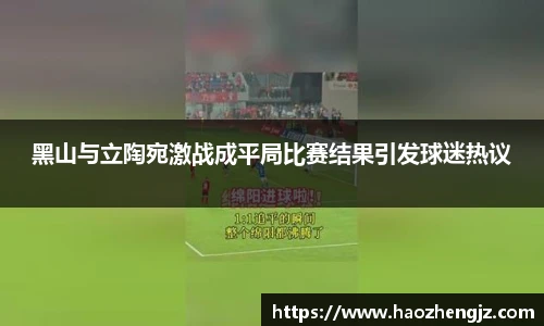 黑山与立陶宛激战成平局比赛结果引发球迷热议